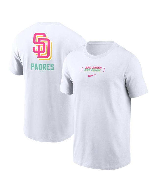 Nike Mens White San Diego Padres City Connect 2-Hit T-Shirt Product Image