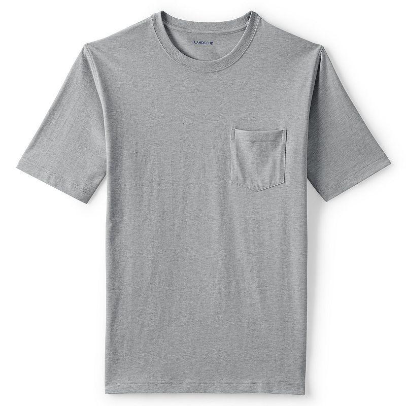 Big & Tall Lands End Super Pocket Tee, Mens Product Image