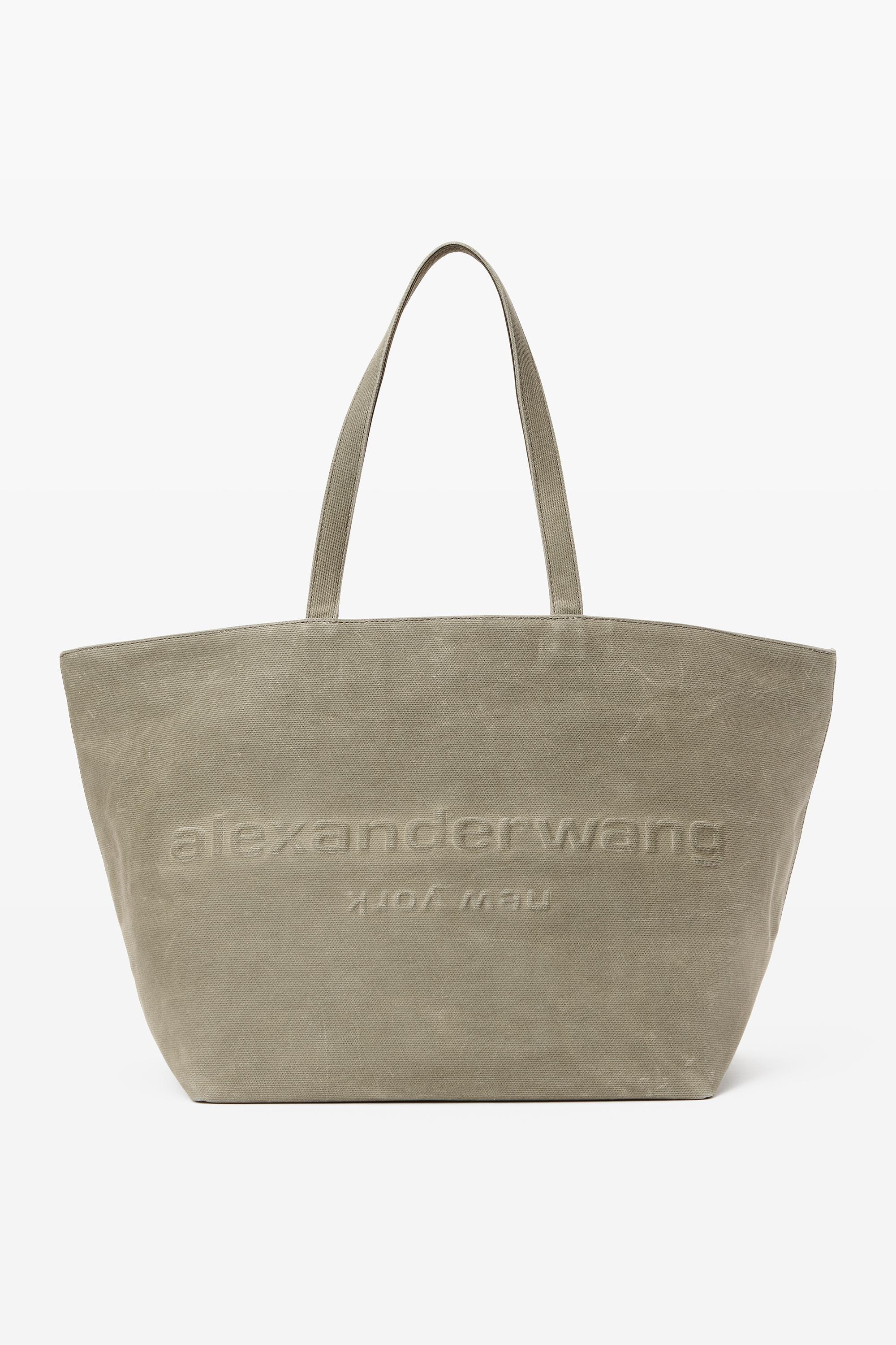 Punch Tote Bag In Wax Canvas Product Image