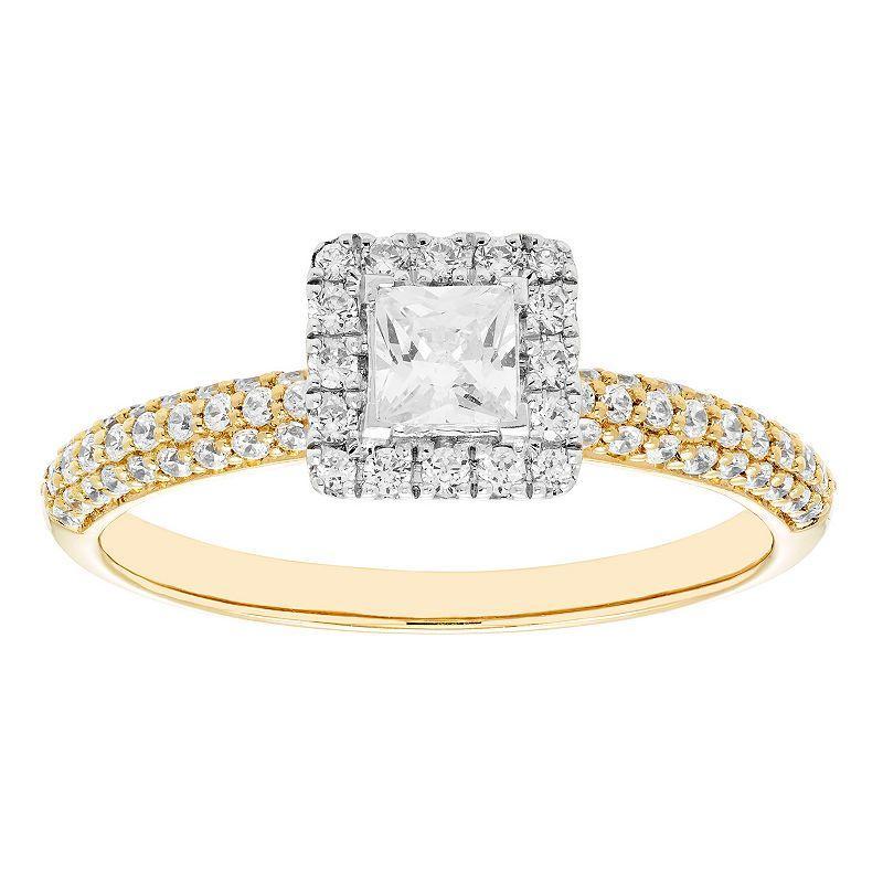 The Regal Collection IGL Certified 3/4 Carat T.W. Diamond Engagement Ring, Womens 14k Gold Product Image