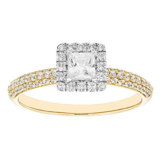 The Regal Collection IGL Certified 3/4 Carat T.W. Diamond Engagement Ring, Womens 14k Gold Product Image