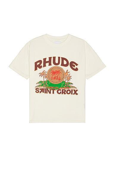 Mens Saint Croix Logo Cotton T-Shirt Product Image