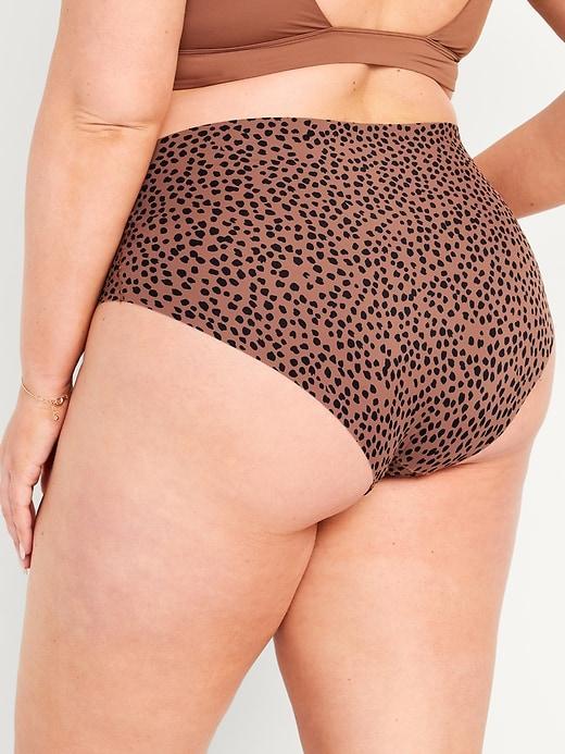 High-Waisted No-Show Brief Underwear Product Image