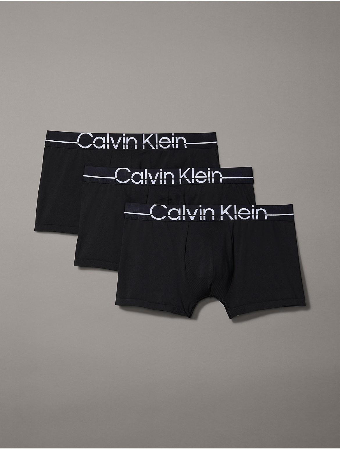 Calvin Klein Mens Calvin Klein Pro Fit 3-Pack Micro Low Rise Trunk - Black - M Product Image