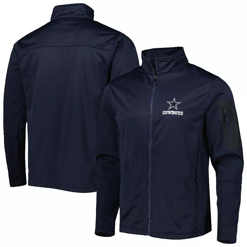 Mens Dunbrooke Heather Navy Dallas Cowboys Freestyle Coated Tech Fleece Full-Zip Jacket Product Image