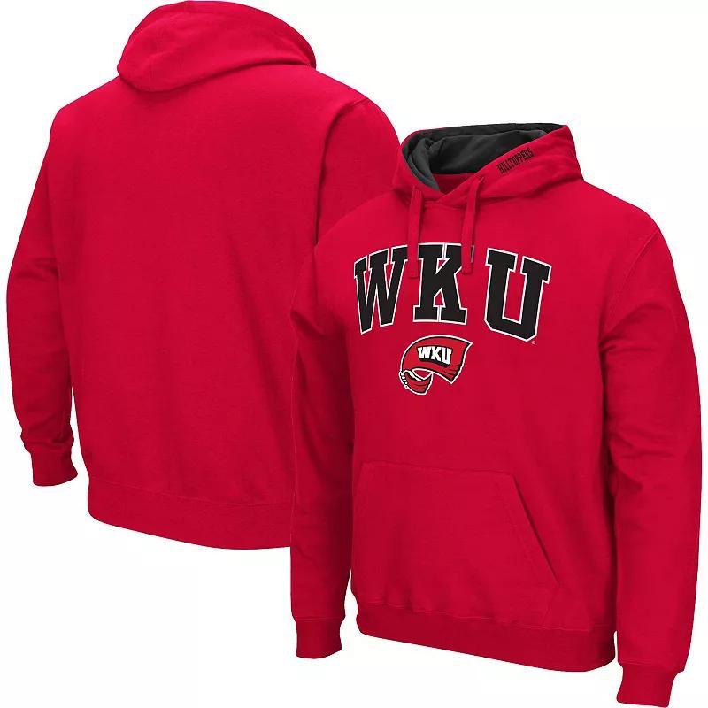 Mens Colosseum Western Kentucky Hilltoppers Arch & Logo 3.0 Pullover Hoodie Product Image