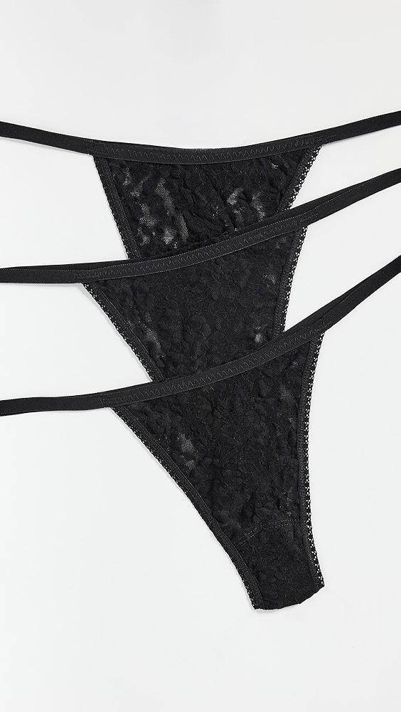 Hanky Panky Signature Lace High Rise G-String 3 Pack | Shopbop Product Image