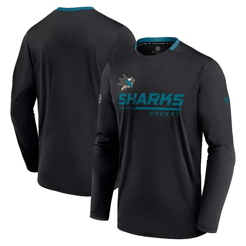 Mens Fanatics Branded Black Dallas Stars Authentic Pro Locker Room Long Sleeve T-Shirt Product Image