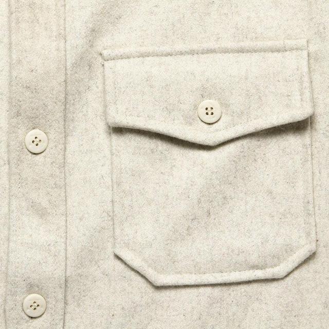 CPO Wool Shirt - Oatmeal Product Image