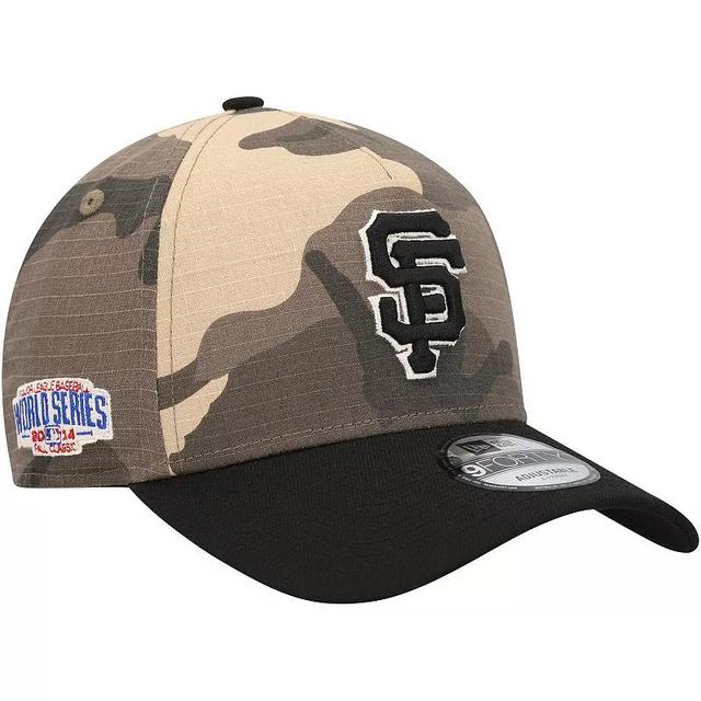 Mens New Era San Francisco Giants Camo Crown A-Frame 9FORTY Adjustable Hat Product Image