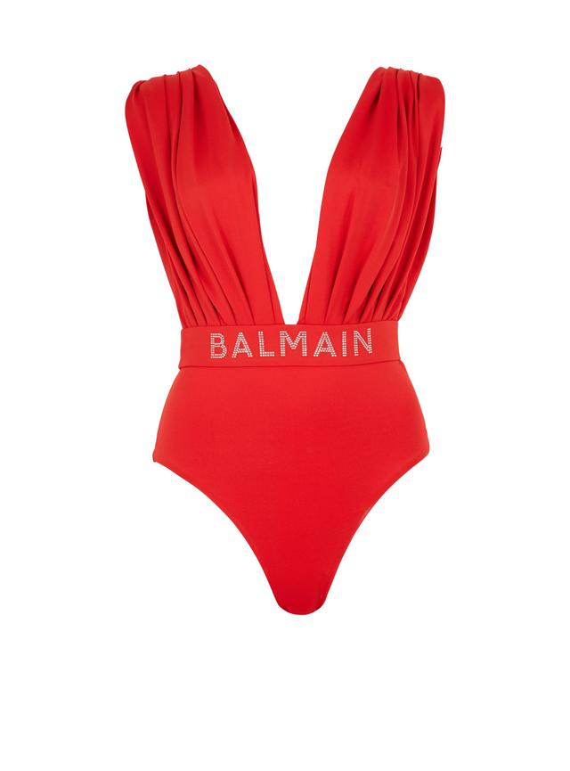 Draped swimsuit Product Image