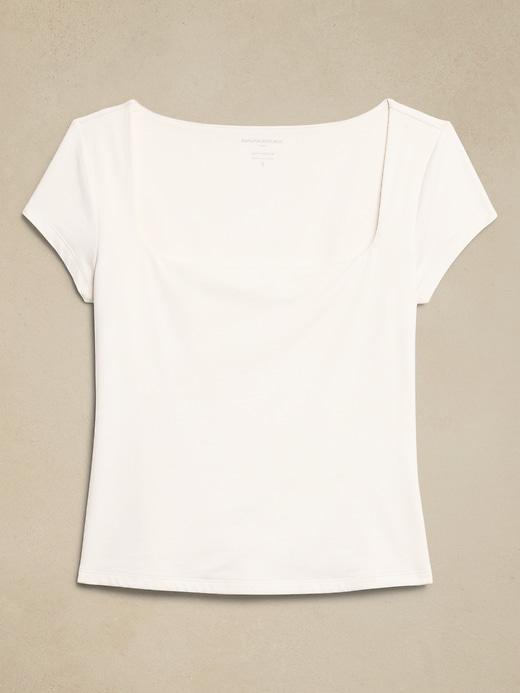 Soft Stretch Square-Neck T-Shirt product image