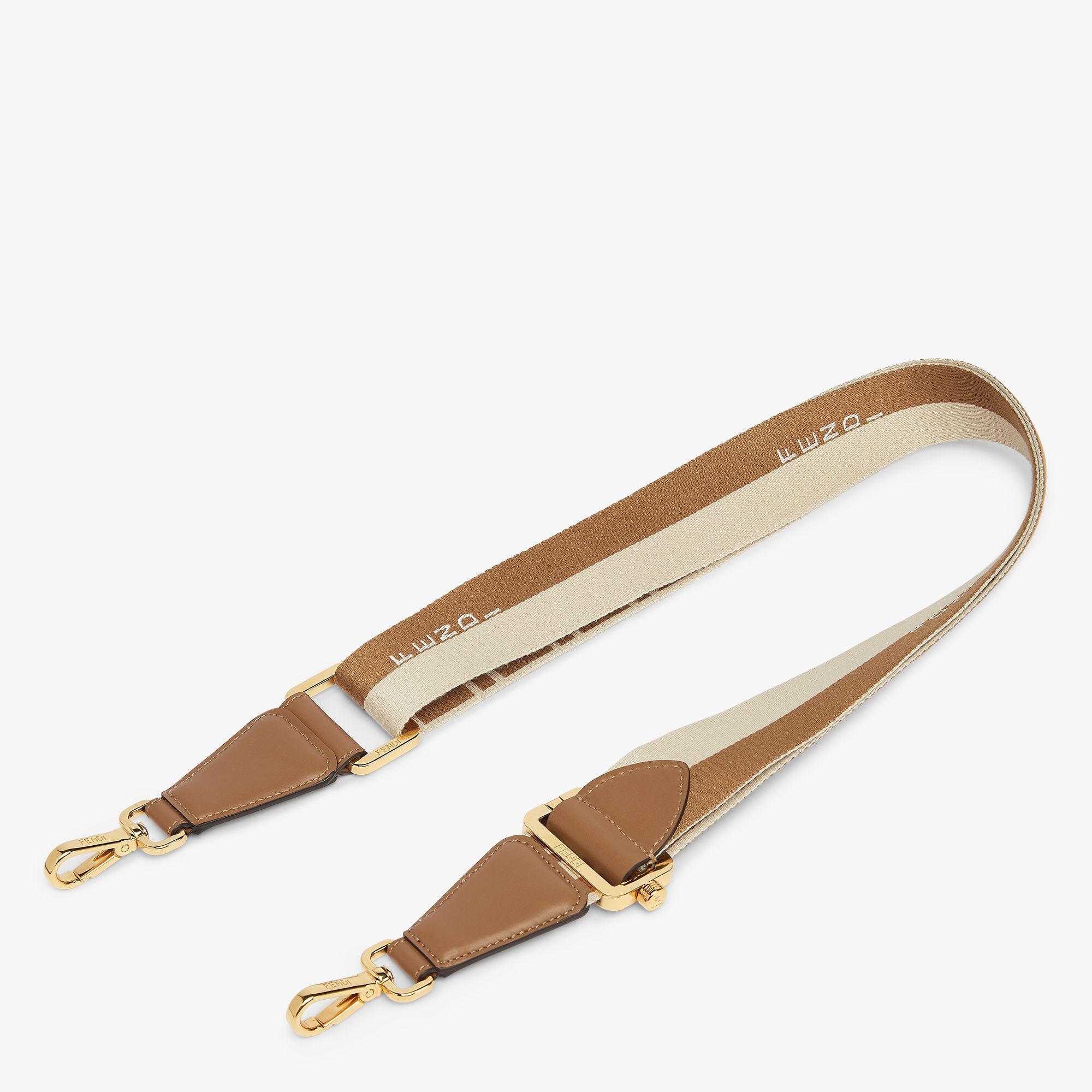 Strap YouHazelnut FF jacquard reversible shoulder strap Product Image