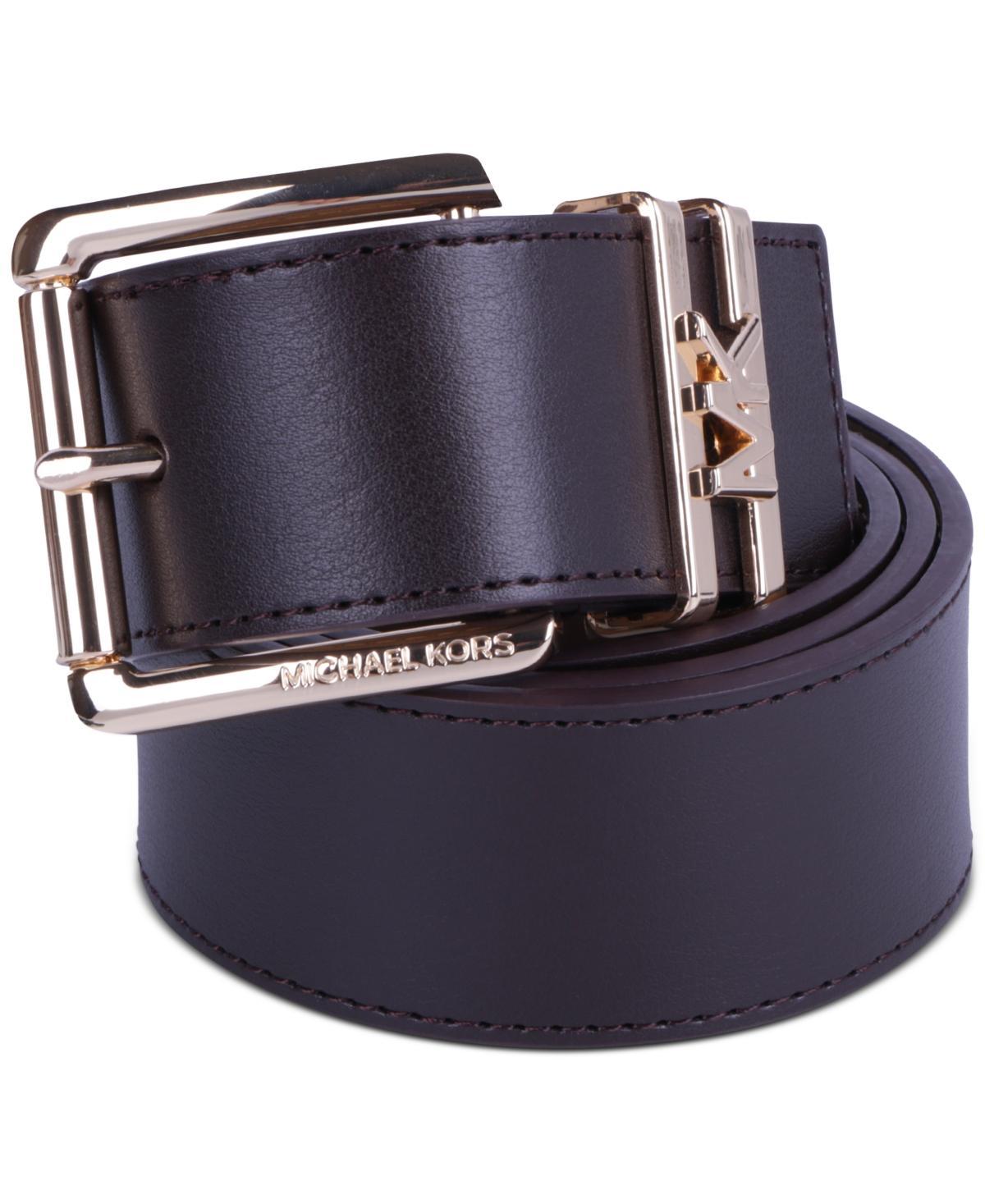 Michael Michael Kors Womens Genuine Leather Logo Belt Product Image