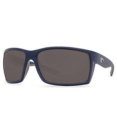 Costa Del Mar REEFTON Grey Polarized Polycarbonate Mens Sunglasses RFT 75 OGP 64 Product Image