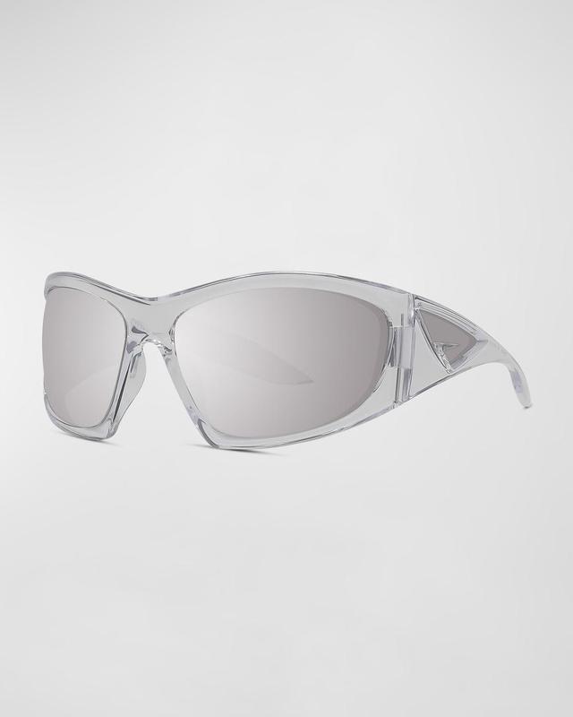 Mens 56MM Mirrored Acetate Sunglasses Product Image