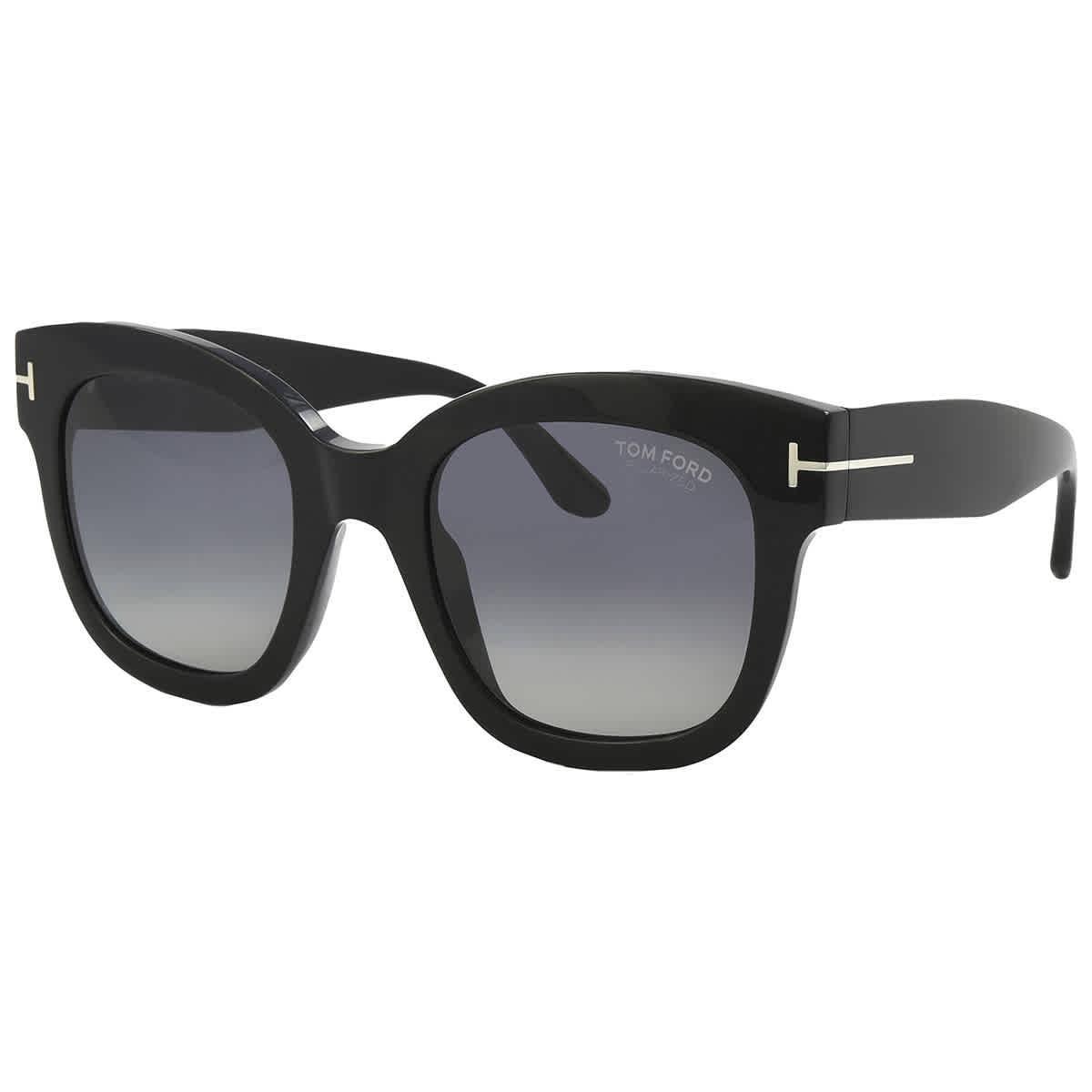 TOM FORD Beatrix 52mm Polarized Gradient Square Sunglasses Product Image