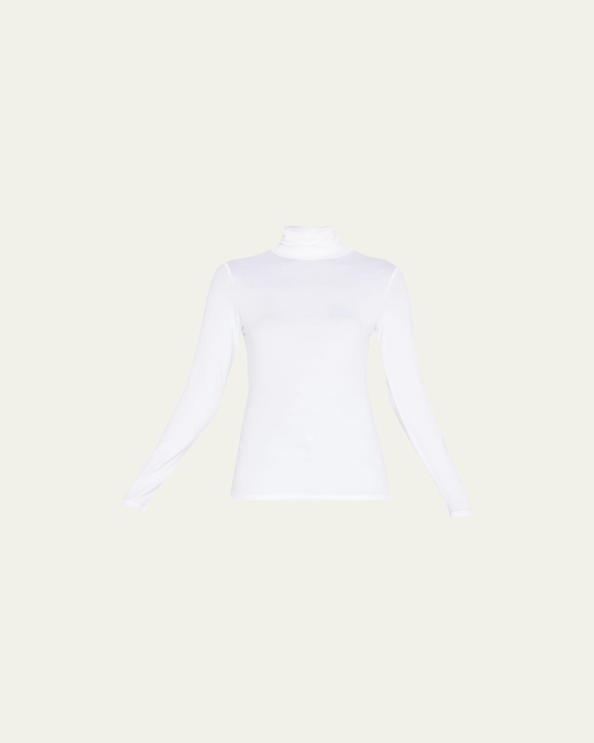 Womens Soft Touch Turtleneck Top Product Image