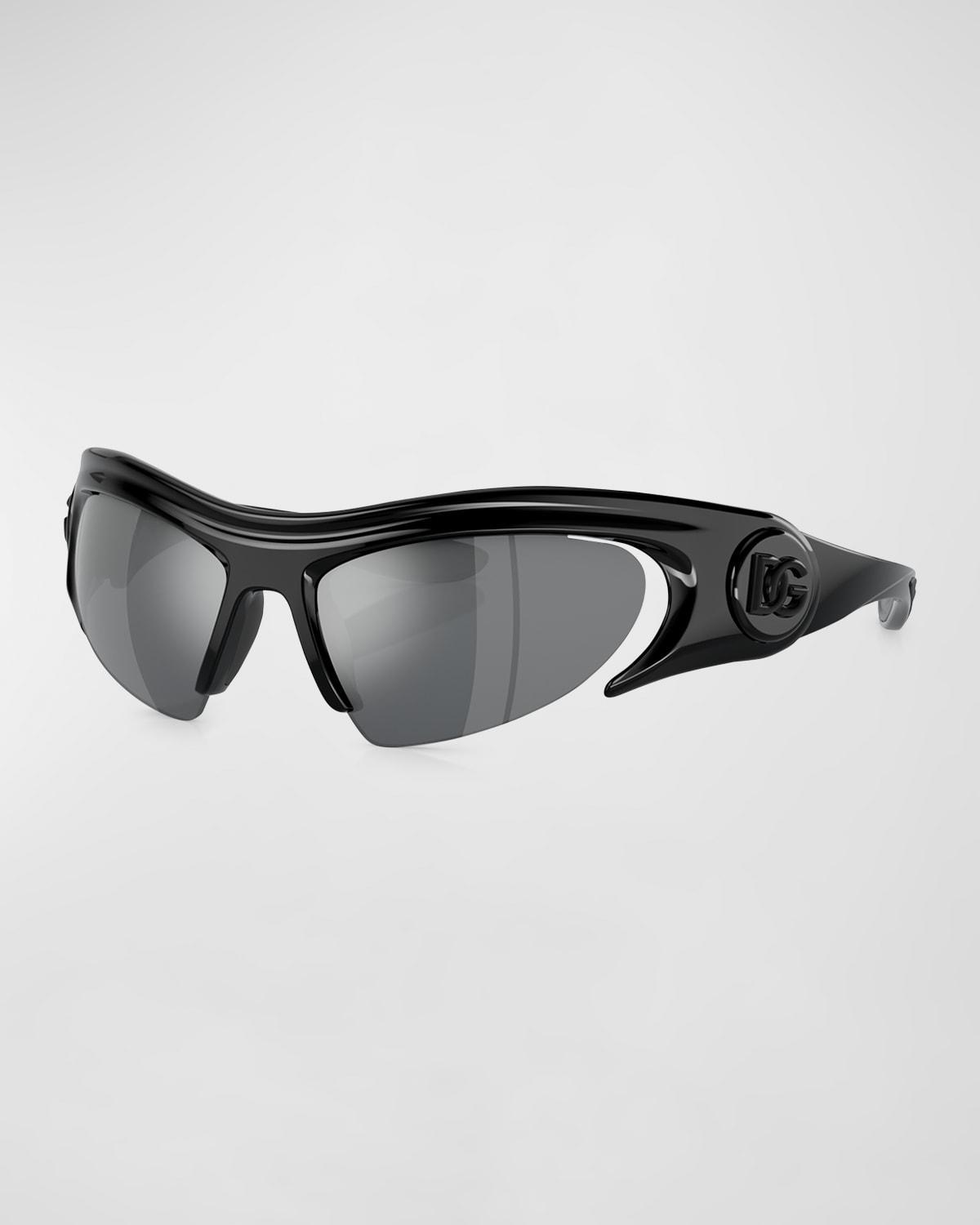 Mens Plastic Wrap Sunglasses Product Image