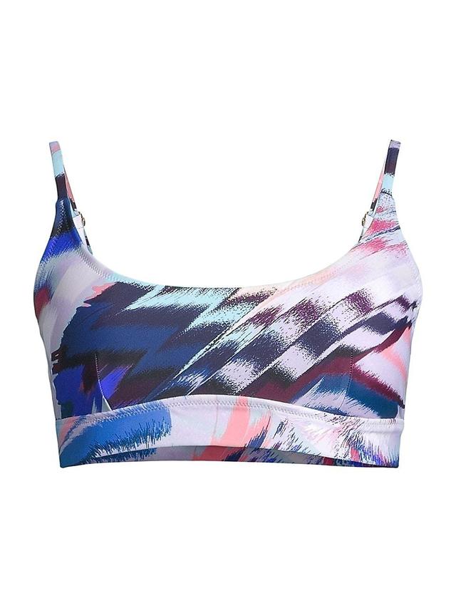 Womens Erika Abstract-Print Bikini Top Product Image