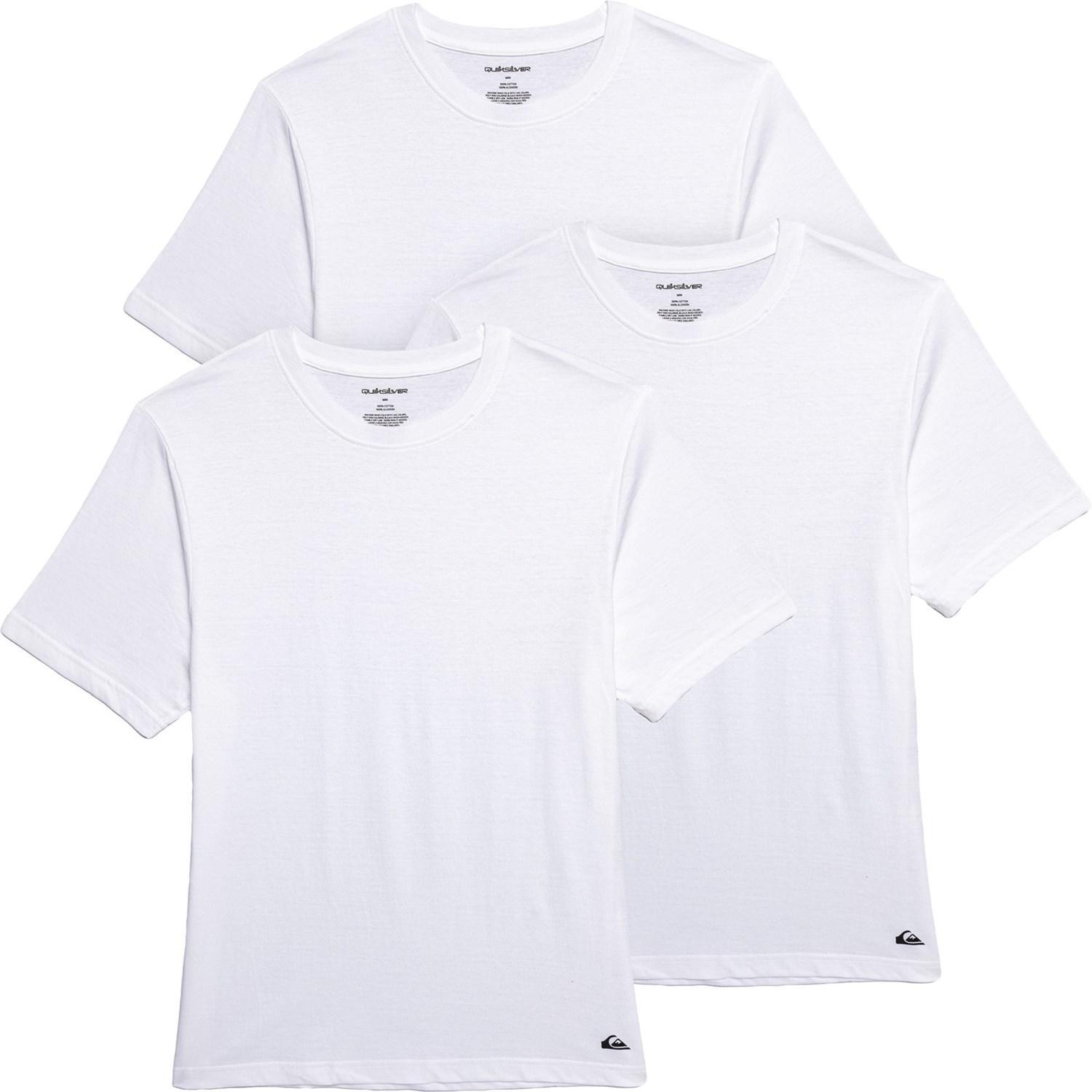 QUICKSILVER Cotton Undershirts - 3-Pack, Short Sleeve Product Image