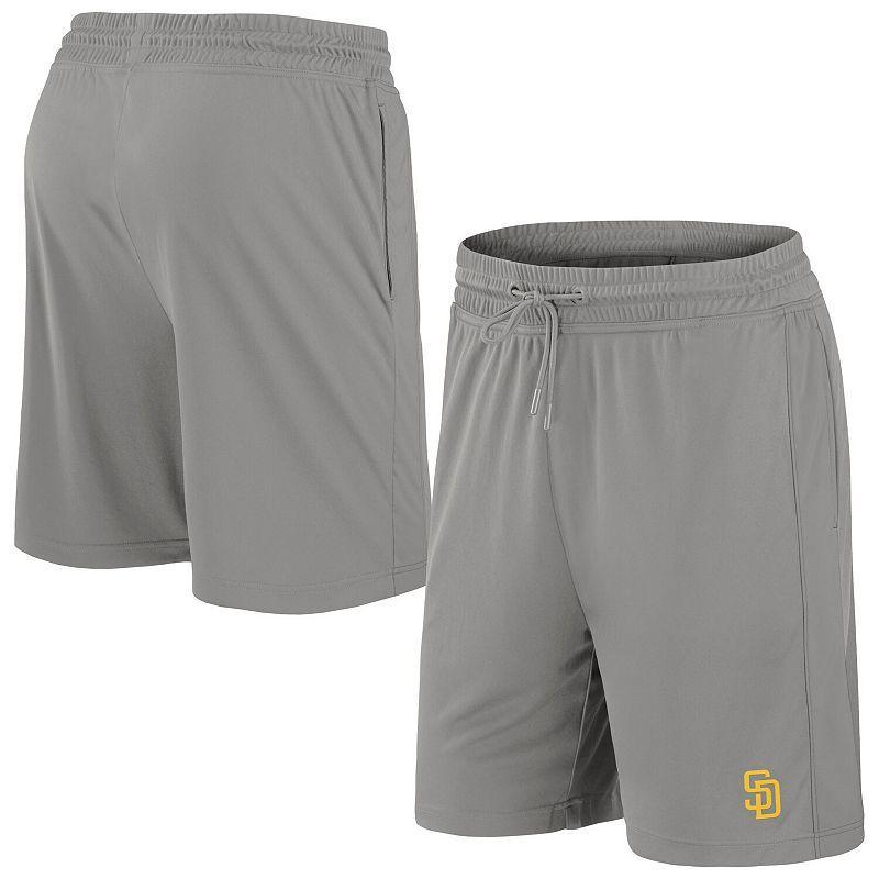 Mens Fanatics Branded Gray San Diego Padres Iconic Break It Loose Shorts Product Image