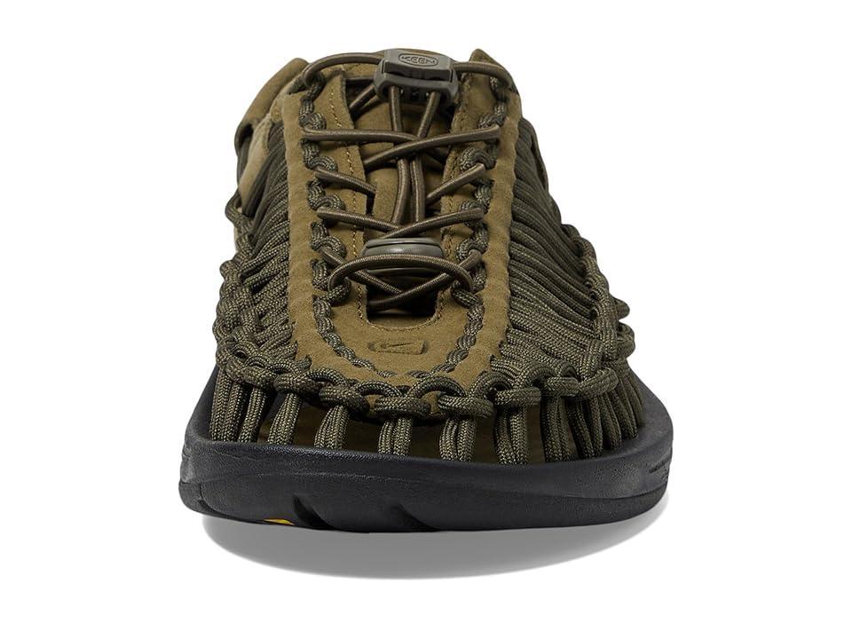 KEEN Uneek (Dark Olive/Black) Men's Shoes Product Image