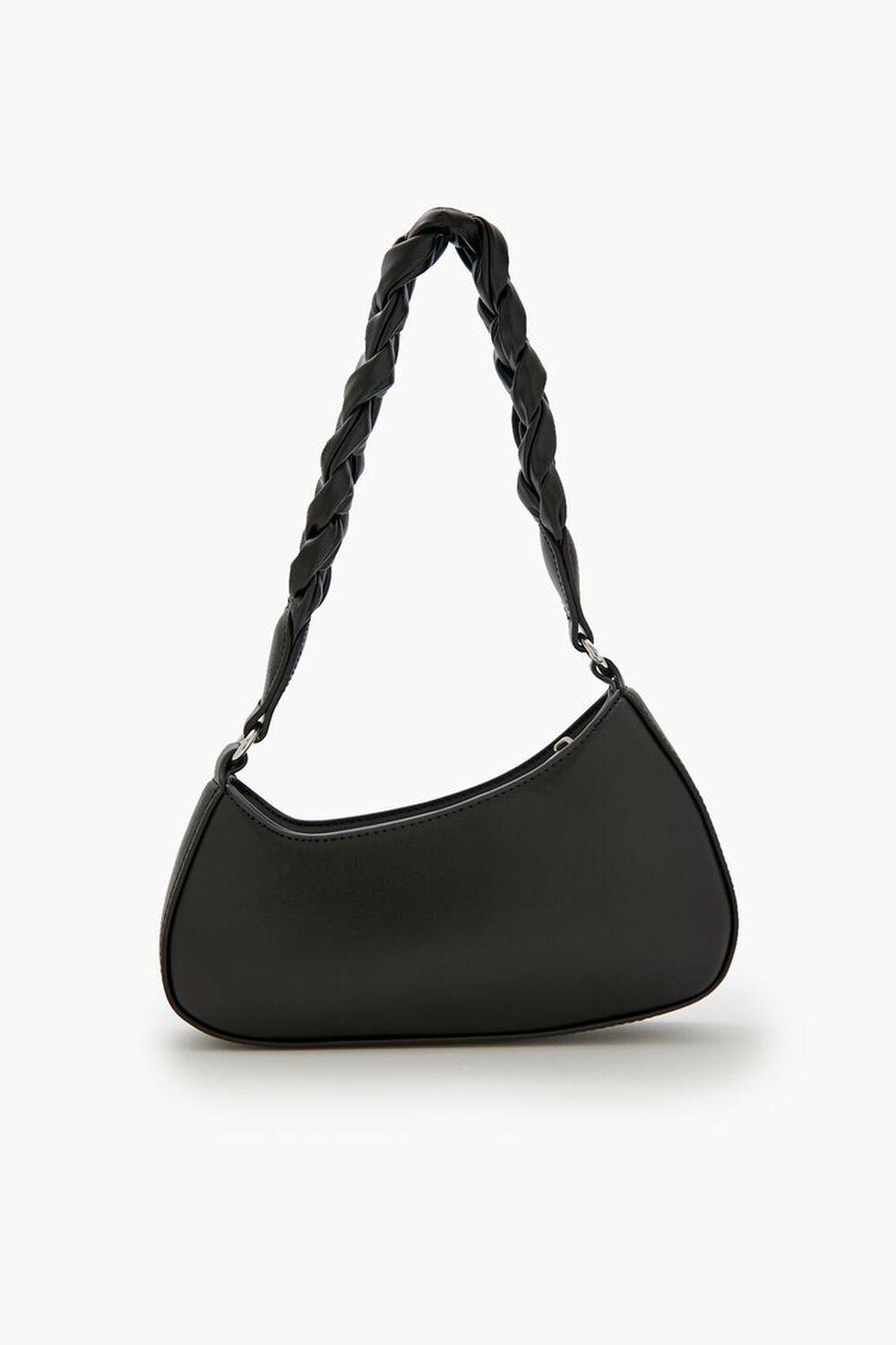 Asymmetrical Braided Baguette Bag | Forever 21 Product Image