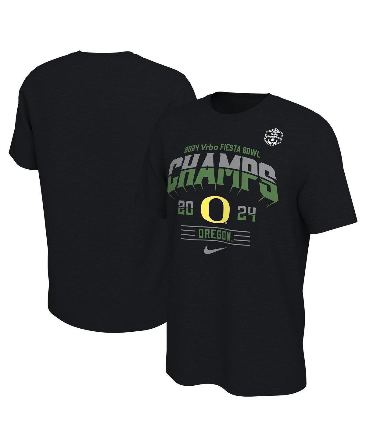 Mens Nike Black Oregon Ducks 2024 Fiesta Bowl Champions Locker Room T-shirt Product Image