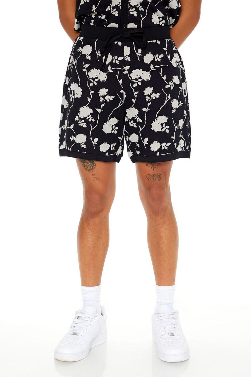 Floral Print Drawstring Shorts | Forever 21 Product Image