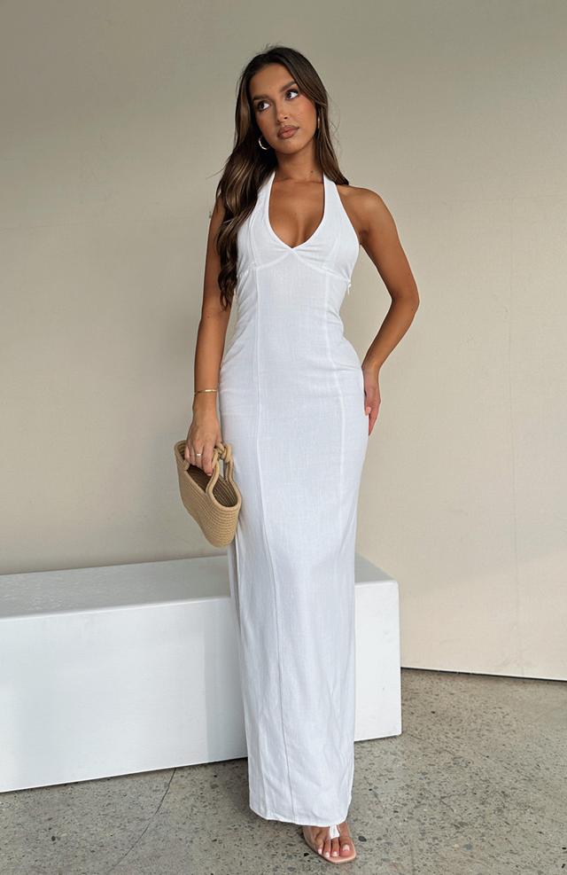 Sun Kissed Glow Maxi Dress White Product Image