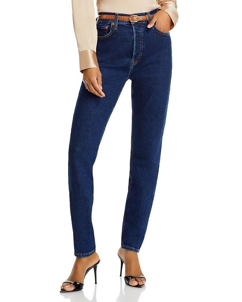 Womens High-Rise Skinny Jeans Product Image