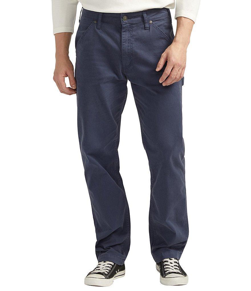 Silver Jeans Co. Grayson Classic Fit Straight Leg Twill Carpenter Pants Product Image