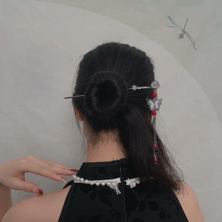 Butterfly Resin Pendant Alloy Hair Stick Product Image