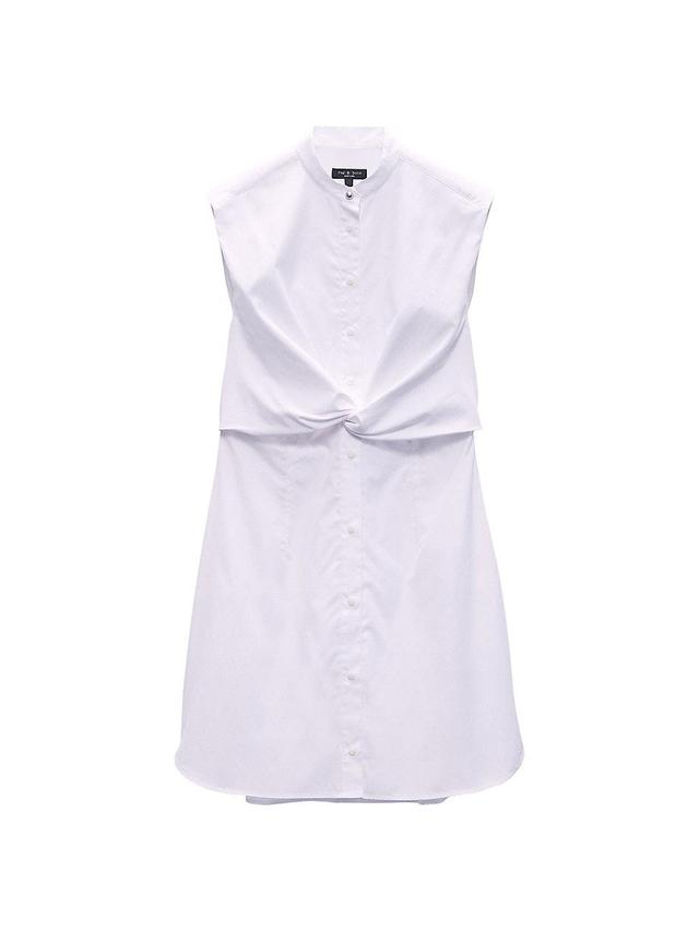 Womens Louisa Sleeveless Poplin Minidress Product Image