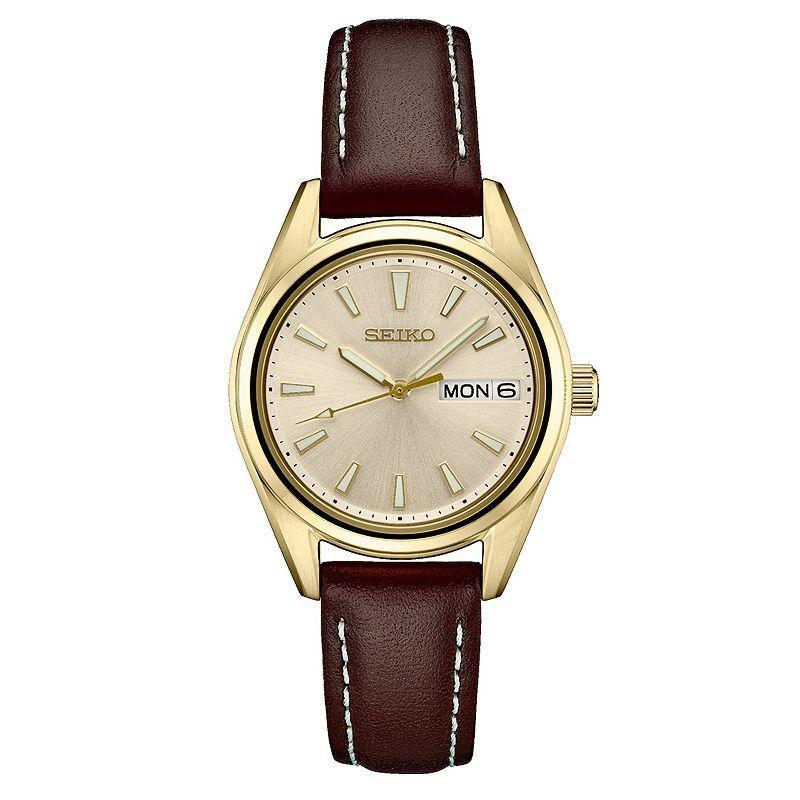 Seiko Womens Essential Champagne Dial Watch - SUR456 Brown Product Image