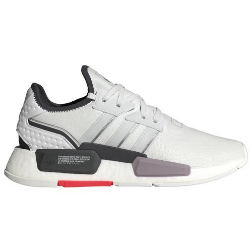 adidas Originals Mens NMD_G1 - Shoes Crystal White/Grey/Solar Red Product Image