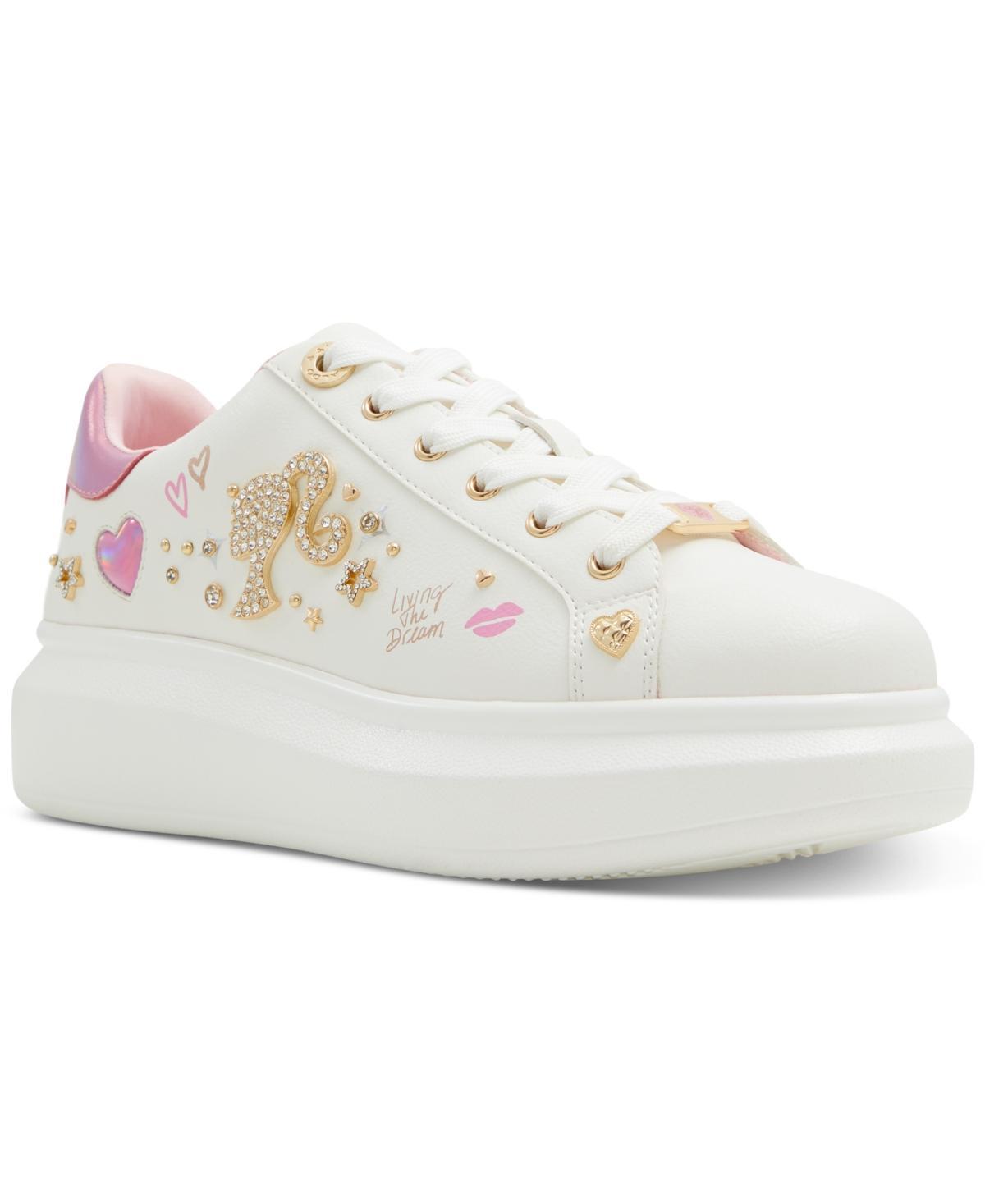 Aldo x Barbie Womens Barbiespec Lace-Up Platform Sneakers Product Image