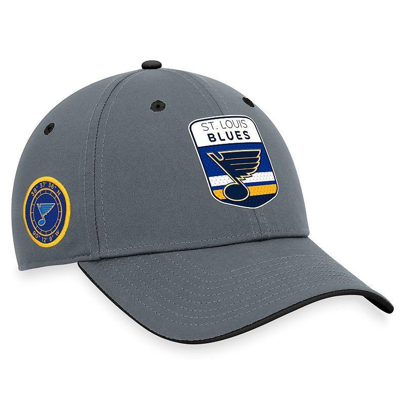 Mens Fanatics Branded Gray St. Louis Blues Authentic Pro Home Ice Flex Hat Product Image