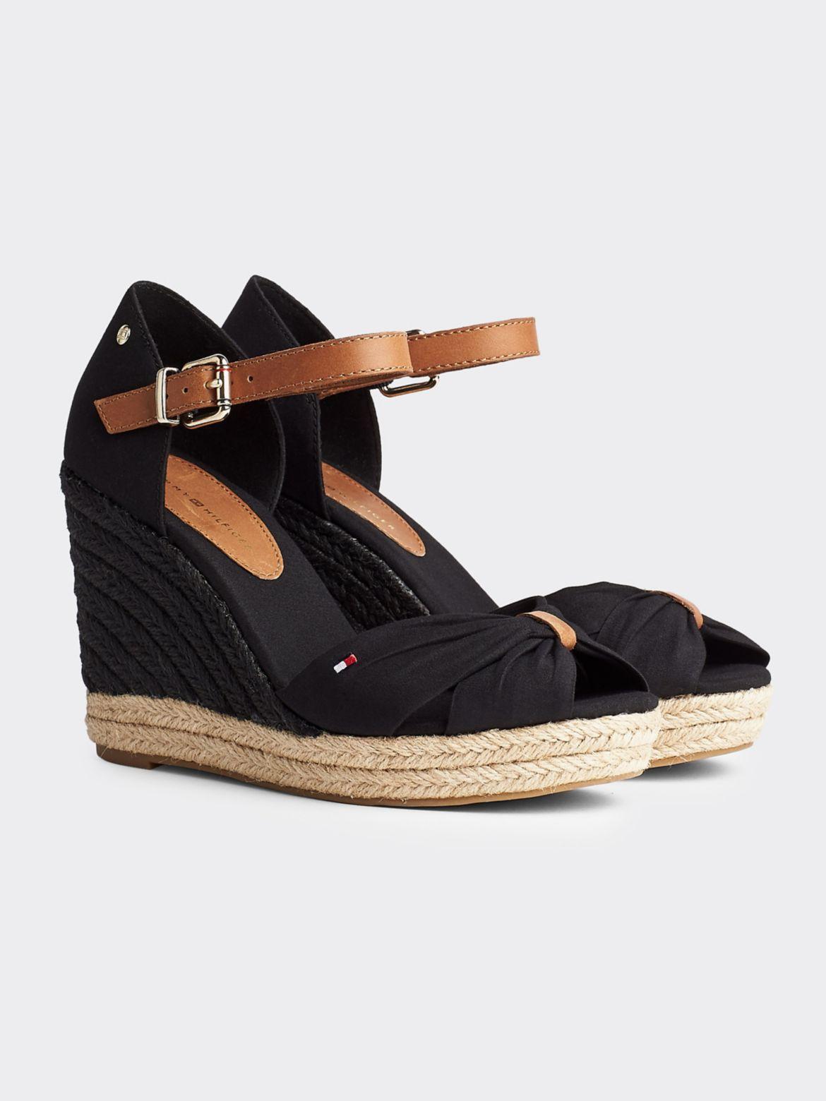 Peep-Toe Wedge Espadrille Product Image