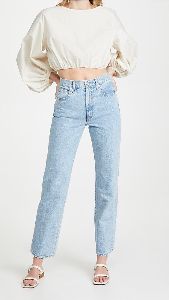 SLVRLAKE London High Rise Straight Jeans | Shopbop Product Image