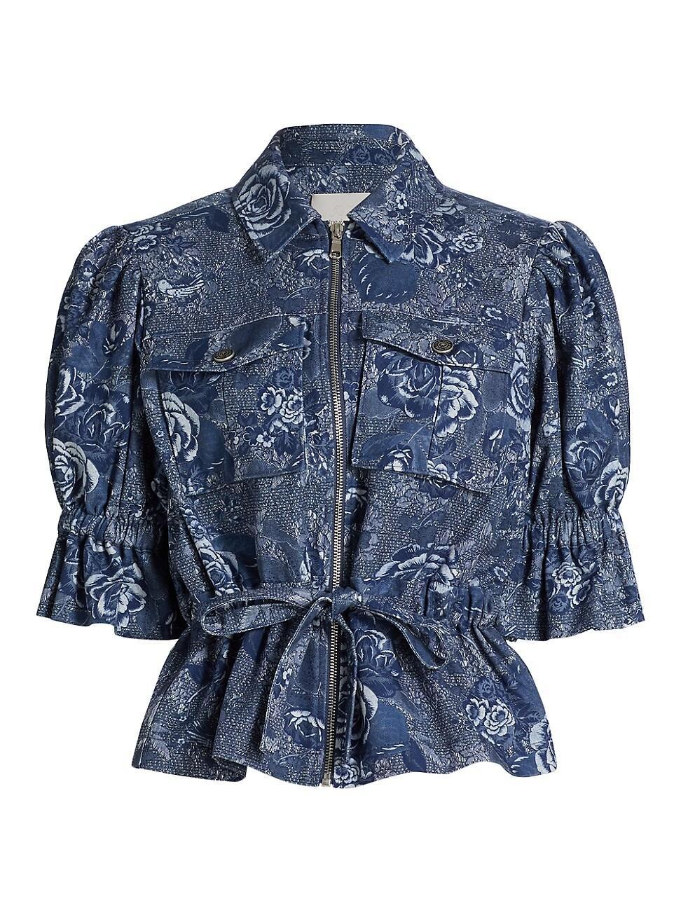 Womens Adie Floral Zip Jacket Product Image