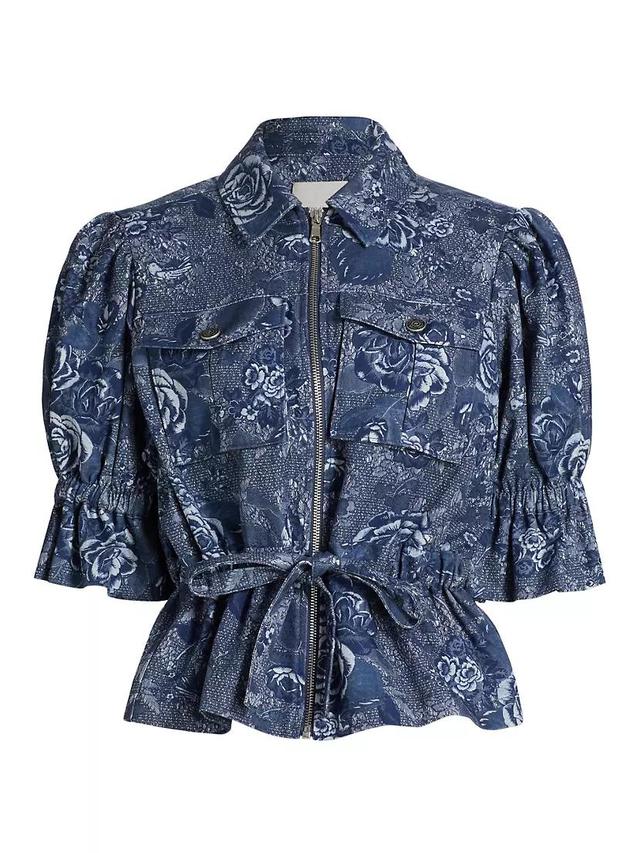 Adie Floral Zip Jacket Product Image