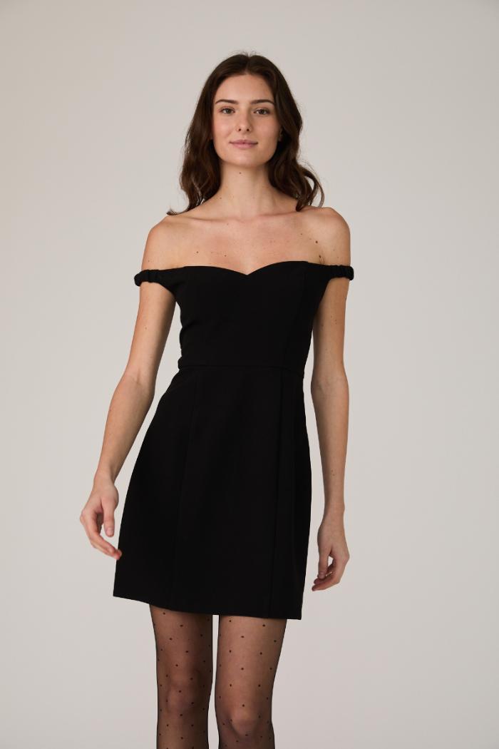 Azra Sweetheart Neck Minidress Product Image