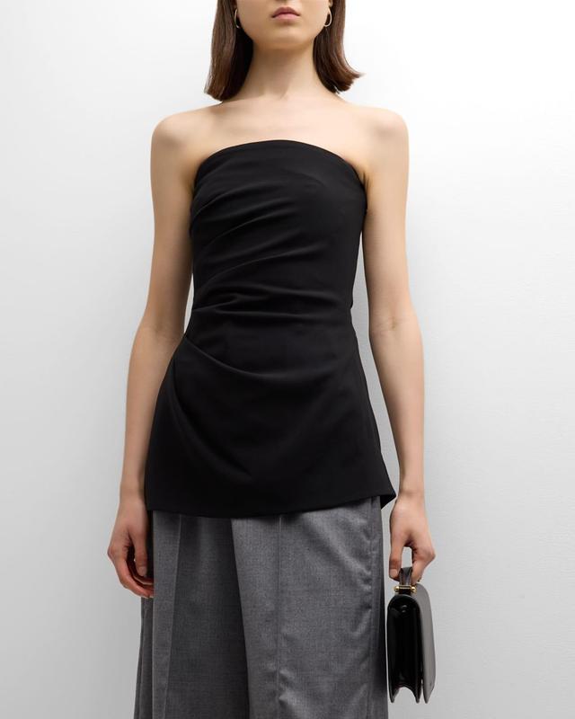 Womens Draped Strapless Top Product Image