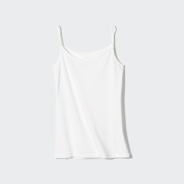 Womens Airism Camisole with Moisture-Wicking White XL UNIQLO US Product Image