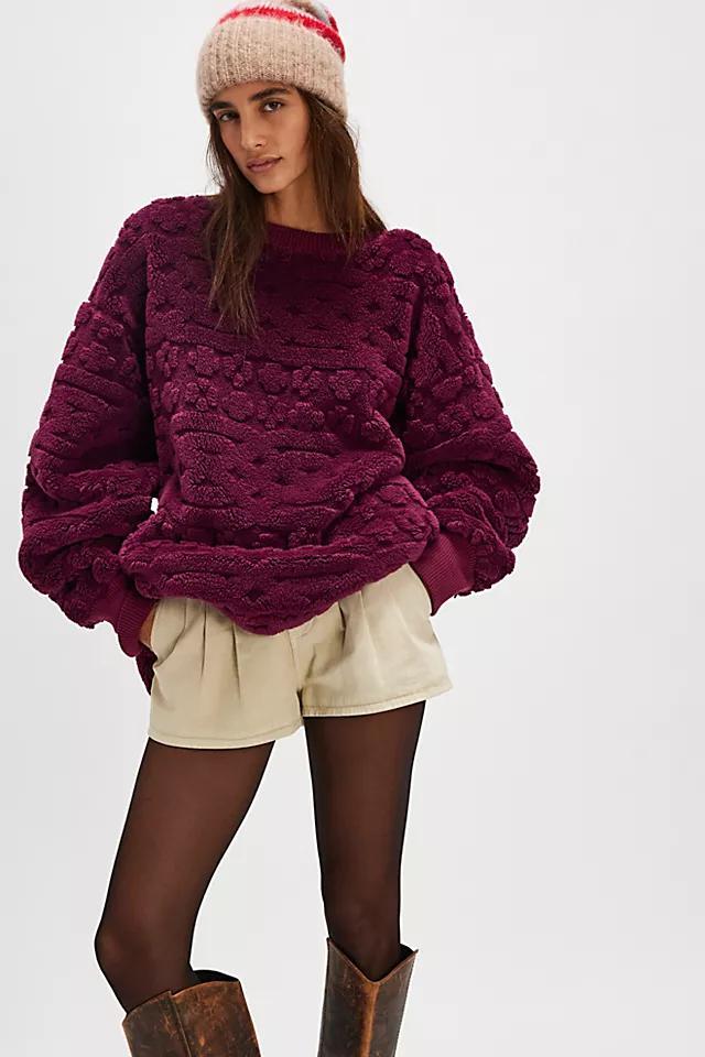 Cable Knit Sweatshirt Product Image