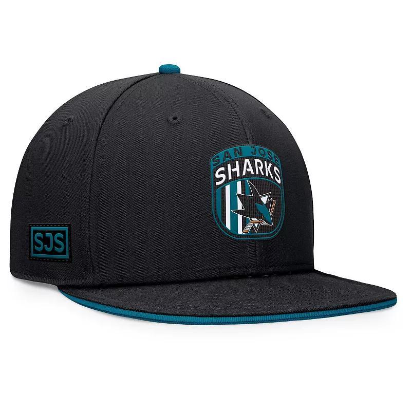 Mens Fanatics Black San Jose Sharks 2024 NHL Draft Snapback Hat Product Image