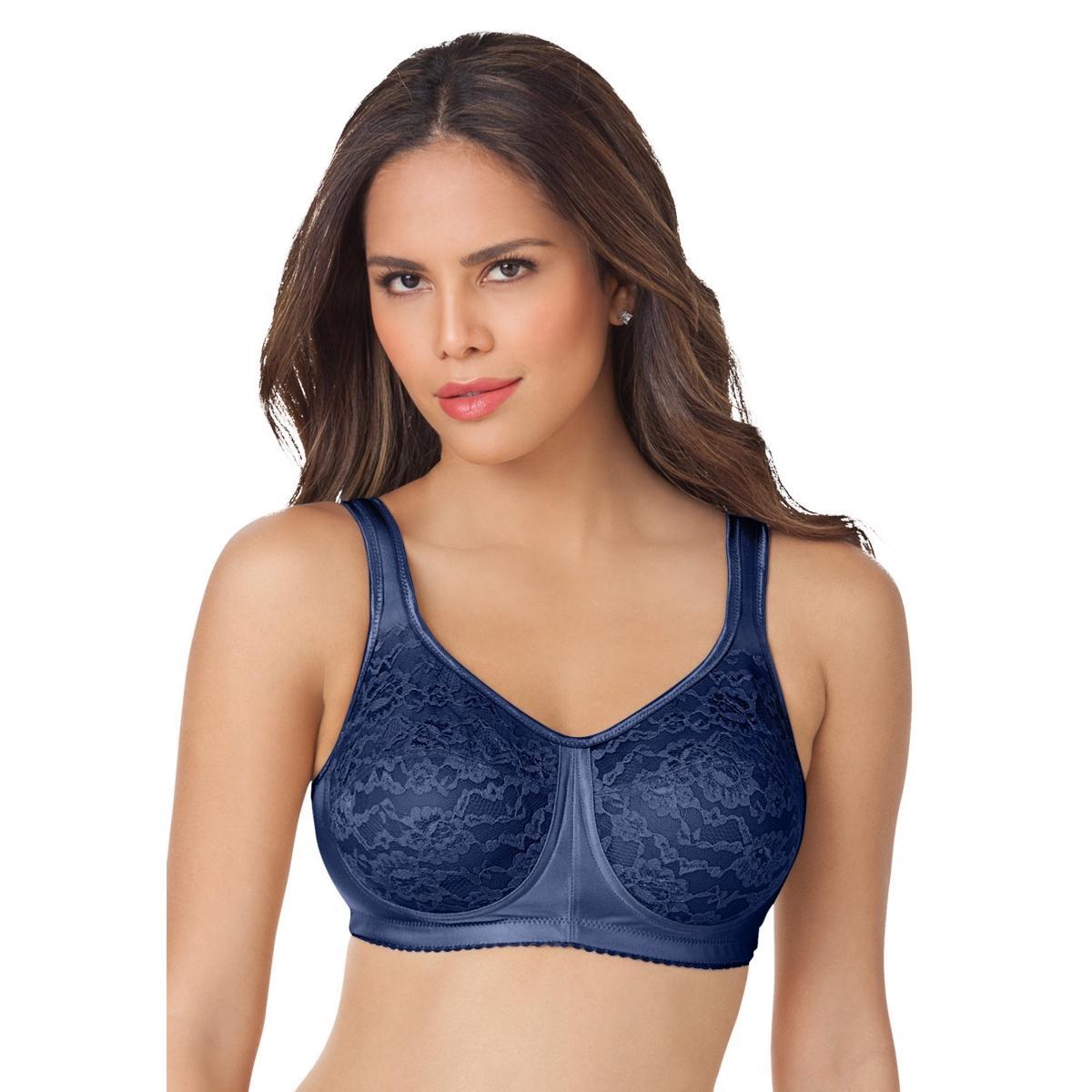 Comfort Choice Womens Easy Enhancer Lace Wireless Bra Product Image