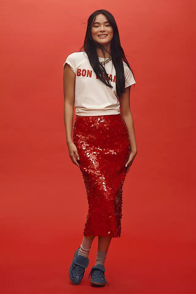 ASTR The Label Amos Sequin Midi Skirt Product Image